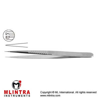 Micro Pierse Forceps Stainless Steel, 13 cm - 5" Diameter 0.30 mm Ø